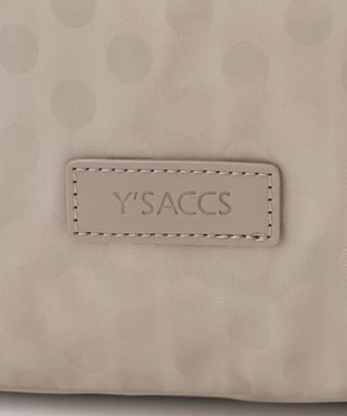 Y'SACCS はっ水ドットジャカード2WAYトートバッグ グレージュ