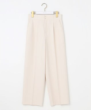 ANY SIS S 【WEB・一部店舗限定】褒めらレディワイド パンツ アイボリー