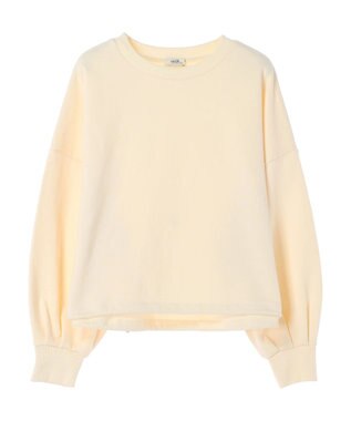 earth music&ecology 裏毛ドロストプルオーバー Ivory