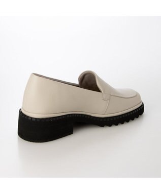 MODE ET JACOMO <D'ICI>ボリュームソールソフトローファー アイボリー