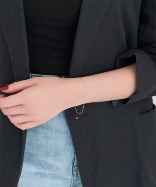 Phoebe 【K10】シャインリンクグルメッタチェーンブレスレット ゴールド