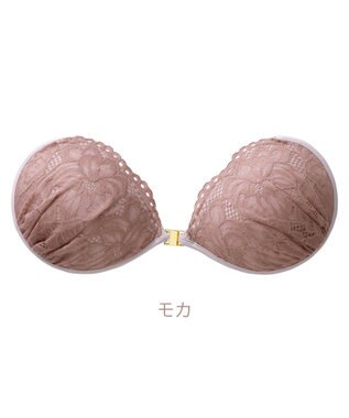 BRADELIS New York 【NuBra / ボリュームアップ】パテッドヌーブラ ミケイラ  デザインヌーブラ モカ
