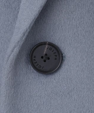 JOSEPH HOMME グロッシーウール　チェスターコート サックスブルー系