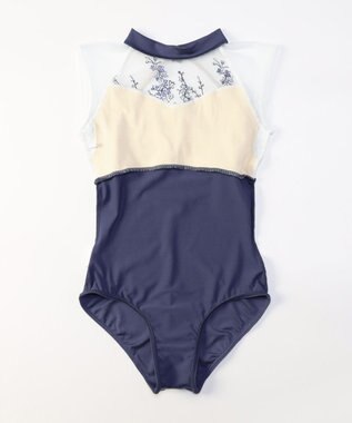 Chacott ハイネックレオタード ブルー