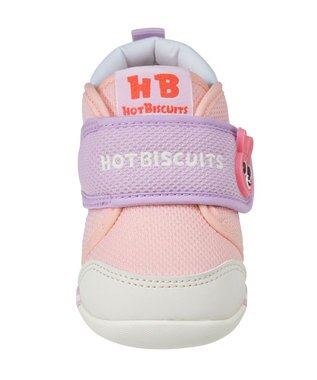 MIKI HOUSE HOT BISCUITS 【11.5-13.5cm】モチーフ付き ファーストシューズ ピンク