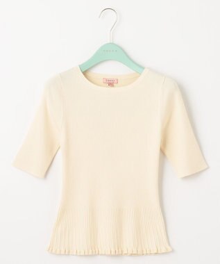 TOCCA 【洗える！】RESONATE ニットプルオーバー アイボリー系