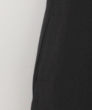 自由区 S 【洗える】エンブロイダリーノースリーブ ワンピース ブラック