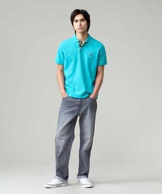 J.PRESS MEN 気品と愛嬌のバランスが抜群！【J.PRESS人気NO1ポロシャツ】 バックブルカノコレジメン ポロシャツ ピーコックグリーン系