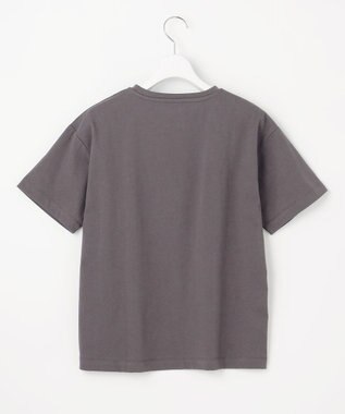 Feroux フラワーフォトプリント Tシャツ グレー系