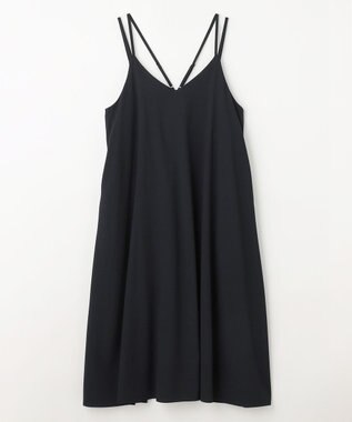 ANY 【洗濯機可能/ストレッチ】ウールライクキャミワンピース ネイビー