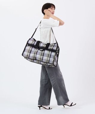 LeSportsac DELUXE LG WEEKENDER/ピクセルスクランブルチェック ピクセルスクランブルチェック
