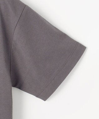 Feroux フラワーフォトプリント Tシャツ グレー系