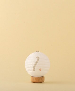 ちょうちん堂 【ころりどうぶつ】サバトラ猫 SABATORA ちょうちん ライト ホワイト