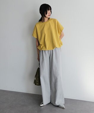 Green Parks 裾ドロストバルーンＴＥＥ Yellow