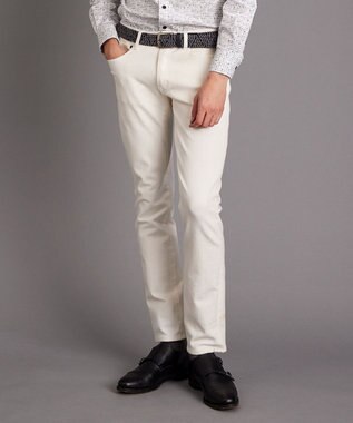 JOSEPH ABBOUD 【人気】2WAYストレッチISKOデニム ホワイト系