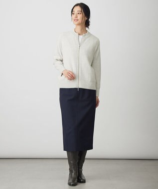 J.PRESS LADIES L レイヤードジャージー Tシャツ カットソー ホワイト系