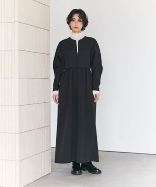 #Newans 【洗濯機可】オールシーンジップドレス ブラック