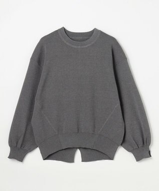 ANY スウェットライクニット グレー