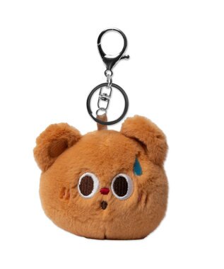WEGO あせあせあにまるぬいぐるみキーホルダー ブラウン