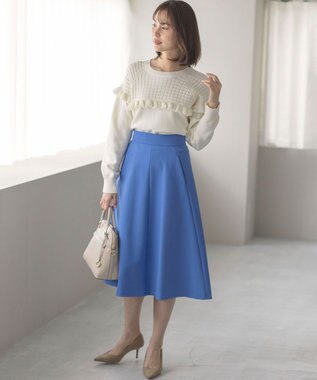 組曲 【WEB限定カラーあり】GEMINI フレアスカート ロイヤルブルー系