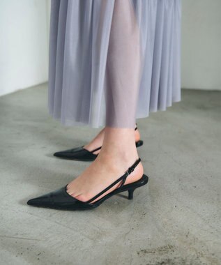 GRACE CONTINENTAL チュールティアードスカート グレー