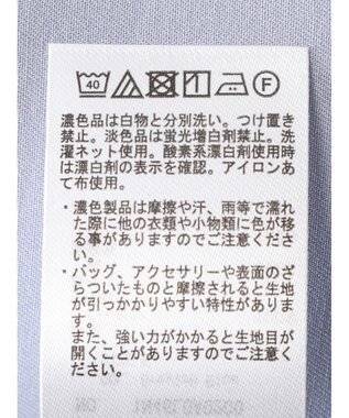 earth music&ecology レースラッフルブラウス Grayish Blue