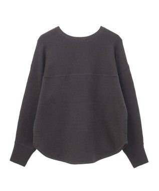 Green Parks もちやわロゴニットプルオーバー Charcoal Gray