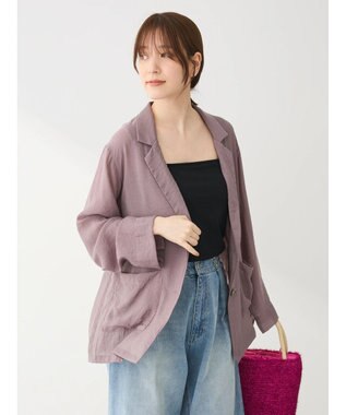 Green Parks ・ＥＬＥＮＣＡＲＥ　ＤＵＥ　シアーテーラージャケット Charcoal Gray