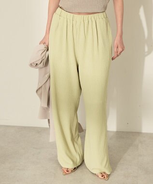 AMERICAN HOLIC シャーリングイージーパンツ Pistachio