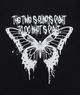 WEGO アクセ付きハードグラフィックT（SS） ブラック