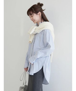 AMERICAN HOLIC Ｄａｉｌｙ！　ＵＶカットオックスシャツ Sax