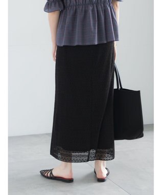 Te chichi レースプリーツナロースカート《2026 SUMMER LOOK item》 ブラック