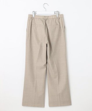 自由区 【セットアップ可】ライトウールトロピカル ストレートパンツ ベージュ系