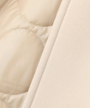 uncrave パディング×ボンディングコンビ コート エクリュ