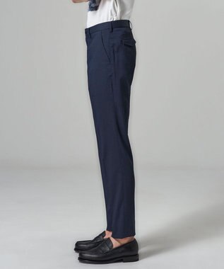 JOSEPH HOMME 【新素材 / セットアップ対応】ドットエアーサッカー テーパードパンツ / CITY ネイビー系