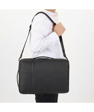 ACE BAGS & LUGGAGE ace. ガジェタブル ヘザー2 ビジネスバッグ 2気室 16L 68296 エース ブラック