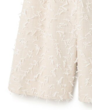 GRACE CONTINENTAL リボンヤーンフレアパンツ キナリ