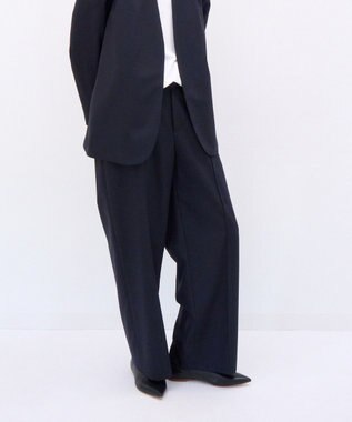 ATON 【26FW】WOOL TROPICAL | ピンタックイージーパンツ