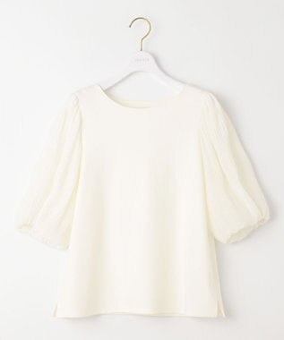 ANY SIS S 【洗える】マジョリカスリーブ プルオーバー アイボリー