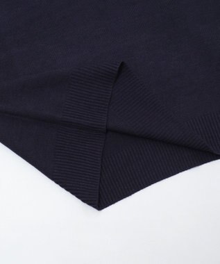 WEGO ラインポロニットプルオーバー ネイビー