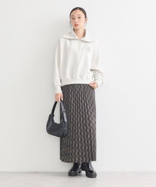 earth music&ecology ハーフＺＩＰプルオーバー Oatmeal