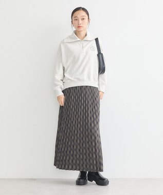 earth music&ecology ハーフＺＩＰプルオーバー Oatmeal