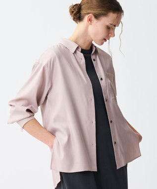 uncrave フィブリルシャンブレー ミドルシャツ 【WEB限定】ピンク