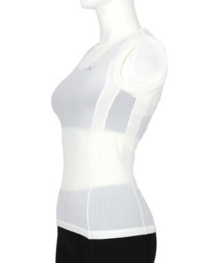 CW-X 【WOMEN】 CW-X 機能性トップス 【JYURYU TOP】 コンプレッションウェア 肩が動かしやすくなる ゴルフ 球技 ノースリーブ レディース JAY390 /ワコール アイボリー