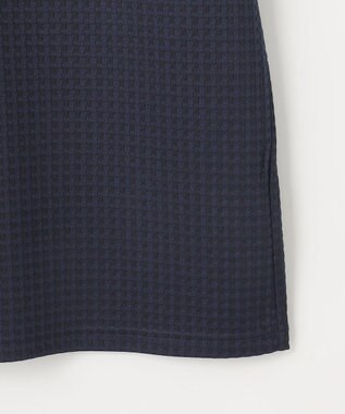 23区GOLF 【MEN】着脱しやすいバンプジャージー　ハーフジップカットソー ネイビー系