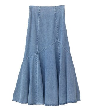 Green Parks ・ＥＬＥＮＣＡＲＥ　ＤＵＥ　デニムマーメイドスカート Light Indigo