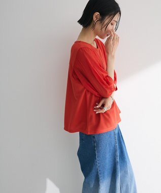 Green Parks マジョリカスリーブプルオーバー Red