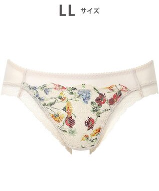 WACOAL ショーツ 【重力ケアブラ】 BXB194とペア はきこみ丈あさめ ナイロンベア天竺素材(バック) レディース PXB194 /ワコール クリーム