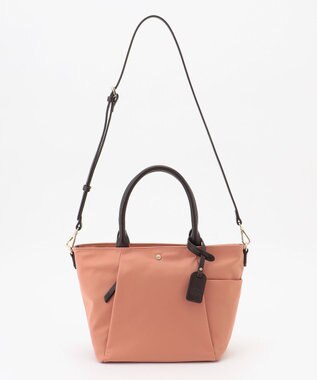 J.PRESS LADIES 【WEB限定】2wayナイロン Midium トート バッグ ピンク系