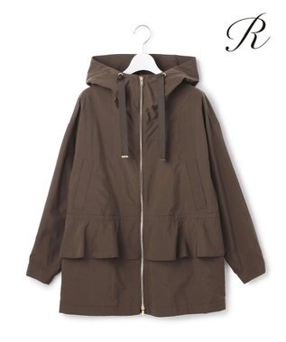 23区 【R(アール)】ナイロンライトワッシャー ペプラム ブルゾン